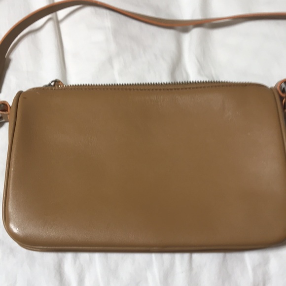 Ann Taylor mini leather handbag with top zipper - Picture 5 of 5